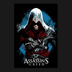 Свитшот хлопковый мужской Assassins creed строгий костюм, цвет: черный — фото 2