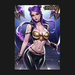 Свитшот хлопковый мужской Akali Kda League Of Legends, цвет: черный — фото 2