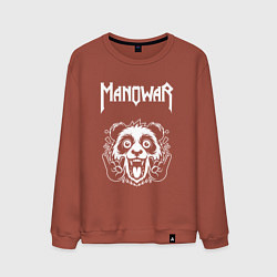 Мужской свитшот Manowar rock panda