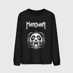 Мужской свитшот Manowar rock panda