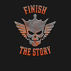 Свитшот хлопковый мужской Коди Роудс - Finish the Story, цвет: черный — фото 2