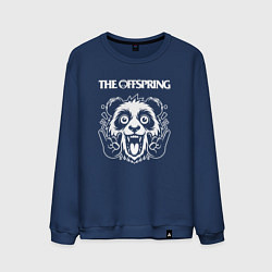 Свитшот хлопковый мужской The Offspring rock panda, цвет: тёмно-синий
