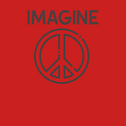 Свитшот хлопковый мужской Peace imagine, цвет: красный — фото 2