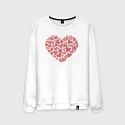 Мужской свитшот Hearts love