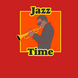 Свитшот хлопковый мужской Время джаза, цвет: красный — фото 2