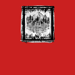 Свитшот хлопковый мужской Вихрь осени, цвет: красный — фото 2