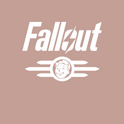 Свитшот хлопковый мужской Fallout - vault 33, цвет: пыльно-розовый — фото 2