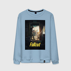 Свитшот хлопковый мужской Fallout - The Ghoul, цвет: мягкое небо