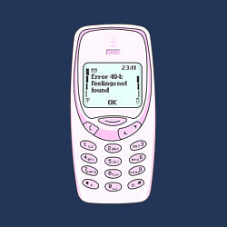 Свитшот хлопковый мужской Error 404 nokia, цвет: тёмно-синий — фото 2