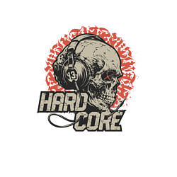 Свитшот хлопковый мужской Хардкор музыка, цвет: белый — фото 2