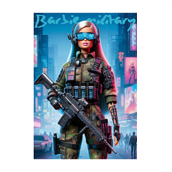 Свитшот хлопковый мужской Barbie military - special forces, цвет: белый — фото 2