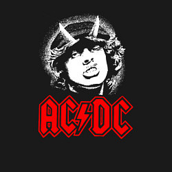 Свитшот хлопковый мужской ACDC Angus Young rock, цвет: черный — фото 2