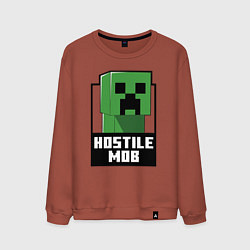 Мужской свитшот Minecraft hostile mob