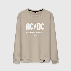 Мужской свитшот AC DC - Highway to hell 1979