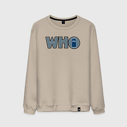 Мужской свитшот Tardis who