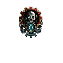 Свитшот хлопковый мужской Адептус Warhammer, цвет: белый — фото 2