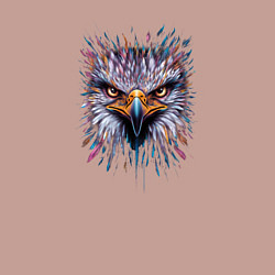 Свитшот хлопковый мужской Бриллиантовый ястреб, цвет: пыльно-розовый — фото 2