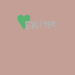 Свитшот хлопковый мужской Depeche Mode - Exciter logos, цвет: пыльно-розовый — фото 2