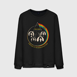 Свитшот хлопковый мужской Pink Floyd rock, цвет: черный