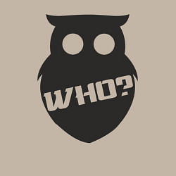 Свитшот хлопковый мужской Кто сова, цвет: миндальный — фото 2