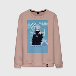 Мужской свитшот О моём перерождении в слизь Римуру Темпест девушка