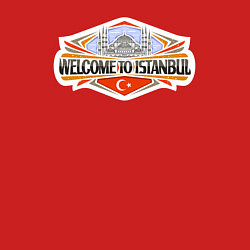 Свитшот хлопковый мужской Стамбул - добро пожаловать, цвет: красный — фото 2