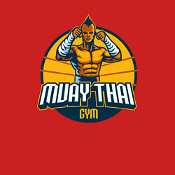 Свитшот хлопковый мужской Muay thai gym, цвет: красный — фото 2