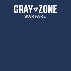 Свитшот хлопковый мужской Gray zone warfare logo, цвет: тёмно-синий — фото 2