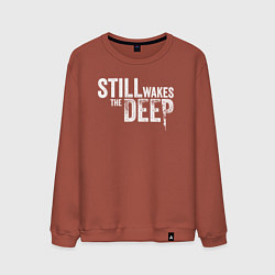 Мужской свитшот Still wakes the deep logo