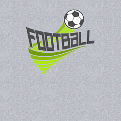 Свитшот хлопковый мужской Football game, цвет: меланж — фото 2