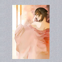 Свитшот хлопковый мужской Монолог фармацевта Маомао арт, цвет: меланж — фото 2