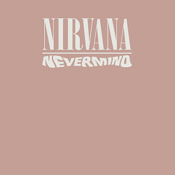 Свитшот хлопковый мужской Nevermind Nirvana, цвет: пыльно-розовый — фото 2