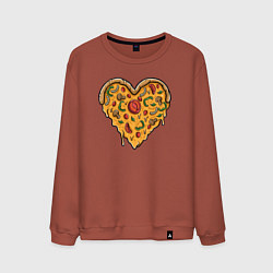 Мужской свитшот Pizza heart