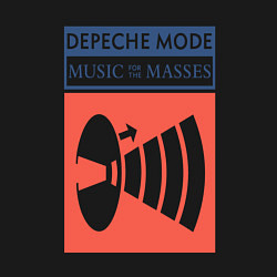 Свитшот хлопковый мужской Depeche Mode - Music for the masses merch, цвет: черный — фото 2