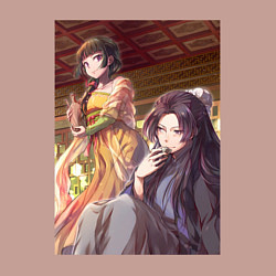 Свитшот хлопковый мужской Монолог фармацевта Жэньши выпивает, цвет: пыльно-розовый — фото 2