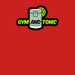 Свитшот хлопковый мужской Gym and tonic, цвет: красный — фото 2