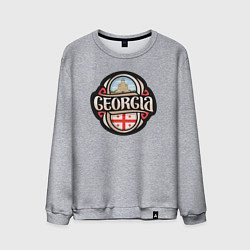 Мужской свитшот Моя Грузия