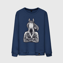 Мужской свитшот Конь босс