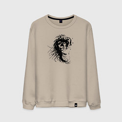 Мужской свитшот Тёмная душа девочки