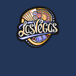 Свитшот хлопковый мужской Casino Las Vegas, цвет: тёмно-синий — фото 2