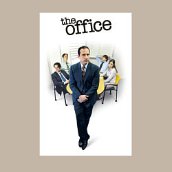 Свитшот хлопковый мужской The office characters, цвет: миндальный — фото 2