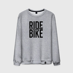 Мужской свитшот Black ride bike