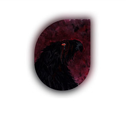 Свитшот хлопковый мужской Орёл со шрамом, цвет: белый — фото 2