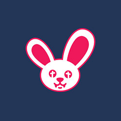 Свитшот хлопковый мужской Токсичный заяц, цвет: тёмно-синий — фото 2