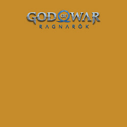 Свитшот хлопковый мужской God of war ragnarok logo, цвет: горчичный — фото 2