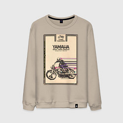 Мужской свитшот Мотоцикл Yamaha