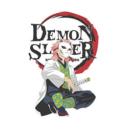 Свитшот хлопковый мужской Клинок рассекающий демонов Сабито, цвет: белый — фото 2