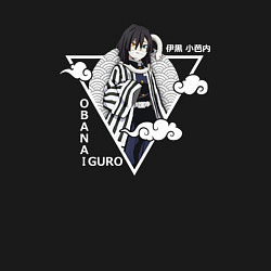 Свитшот хлопковый мужской Столп Змеи Обанай Игуро, цвет: черный — фото 2