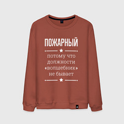 Мужской свитшот Пожарный волшебник