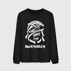 Свитшот хлопковый мужской Eddie Iron Maiden, цвет: черный